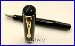 1930s VERY RARE OSMIA DEGUSSA 66 OVERSIZED Fountain Pen-M Nib-Celluloid-RESTORED