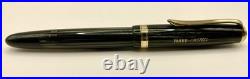 1950's Rare MINT FABER- CASTELL OSMIA 882 GREEN STRIPED Fountain Pen- 14k EF Nib