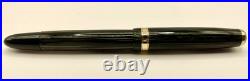 1950's Rare MINT FABER- CASTELL OSMIA 882 GREEN STRIPED Fountain Pen- 14k EF Nib