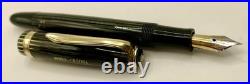 1950's Rare MINT FABER- CASTELL OSMIA 882 GREEN STRIPED Fountain Pen- 14k EF Nib