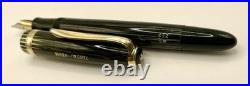 1950's Rare MINT FABER- CASTELL OSMIA 882 GREEN STRIPED Fountain Pen- 14k EF Nib