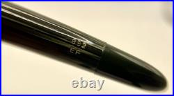 1950's Rare MINT FABER- CASTELL OSMIA 882 GREEN STRIPED Fountain Pen- 14k EF Nib