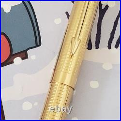 1970 Parker 75 First Strong New Clip & Last 14k Gold Filled Ballpoint Pen Rare