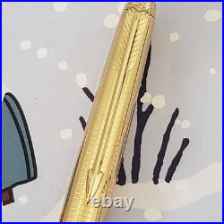 1970 Parker 75 First Strong New Clip & Last 14k Gold Filled Ballpoint Pen Rare