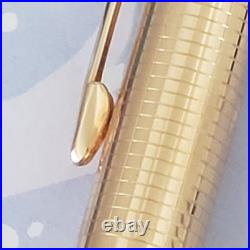 1970 Parker 75 First Strong New Clip & Last 14k Gold Filled Ballpoint Pen Rare