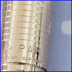 1970 Parker 75 First Strong New Clip & Last 14k Gold Filled Ballpoint Pen Rare