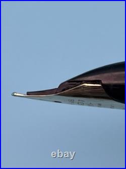 1974 Pilot Custom Sterling Silver Fountain Pen 18K White Gold M Nib H1174 Rare