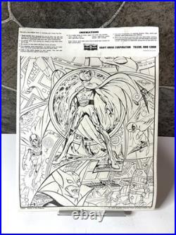 1979 Battle Of The Planets Poster Pen Set Craft House Gatchaman G-Force NOS RARE