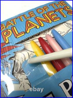 1979 Battle Of The Planets Poster Pen Set Craft House Gatchaman G-Force NOS RARE