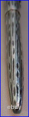 1980 Rare Tiffany & Co. Bark-Pattern Pen Sterling Silver New Ink Ceria