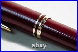 1990s New Classic Series Ballpoint Pen MONTBLANC DARK RED & GOLD Rare