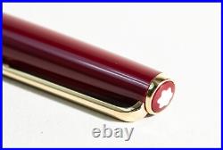 1990s New Classic Series Ballpoint Pen MONTBLANC DARK RED & GOLD Rare 1990s New Classic Series Ballpoint Pen MONTBLANC DARK RED & GOLD Rare