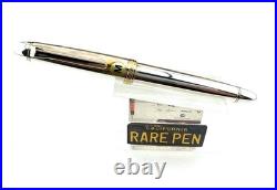 1990s Rare SAILOR SMOOTH STERLING SILVER FOUNTAIN PEN 14K H-M nib NEW STICKERED 1990s Rare SAILOR SMOOTH STERLING SILVER FOUNTAIN PEN 14K H-M nib NEW STICKERED