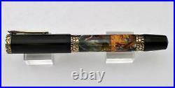 2001 Rare Krone Moses Limited Edition Fountain Pen 18k Nib In Solid Marble Box