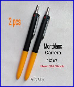 2 Pcs Rare Vintage Montblanc Carrera 590 Ballpoint Pen 4 Colors NEW OLD STOCK