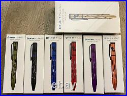 7 OLIGHT O'Pen Mini Portable Ballpoint Pen RARE COLORS Lot Of 7 NEW