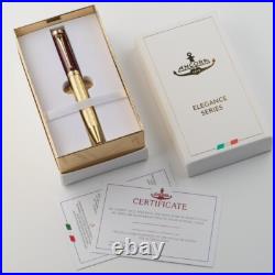 ANCORA Dolce Vita Bordo Rollerball Pen LE 1919 Made in Italy New Box Rare Luxury