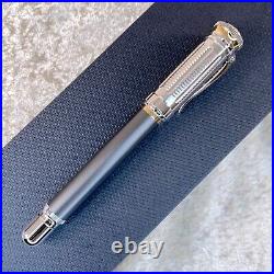 Alfred Dunhill Rollerball Pen Rare Sentryman Gunmetal & Palladium Finish withCase