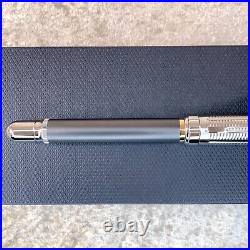 Alfred Dunhill Rollerball Pen Rare Sentryman Gunmetal & Palladium Finish withCase