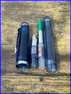 Ancora × LECURE Rainy Day Fountain Pen + Cartridge & Ink Nib MF Limited JP Rare