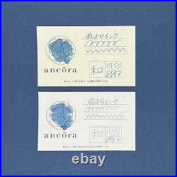 Ancora × LECURE Rainy Day Fountain Pen + Cartridge & Ink Nib MF Limited JP Rare