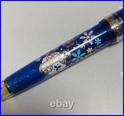 Ancora Limited Fountain Pen Sailor Sekka Silver Rare New Unused