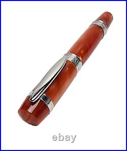 Ancora Perla Brown Pearlescent Rollerbal Pen And Box Very Rare