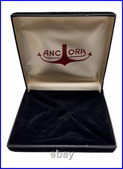 Ancora Perla Brown Pearlescent Rollerbal Pen And Box Very Rare