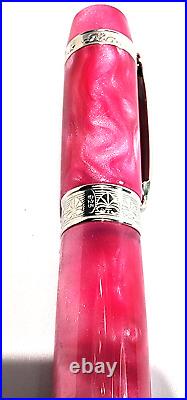 Ancora Perla Pink Pearlescent Rollerbal Pen And Box Very Rare Ancora Perla Pink Pearlescent Rollerbal Pen And Box Very Rare