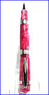 Ancora Perla Pink Pearlescent Rollerbal Pen And Box Very Rare Ancora Perla Pink Pearlescent Rollerbal Pen And Box Very Rare