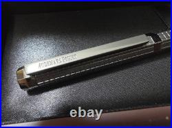 Audemars Piguet AP Gunmetal Black Ballpoint Pen with Wooden Case & Box Rare
