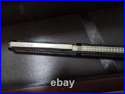 Audemars Piguet AP Gunmetal Black Ballpoint Pen with Wooden Case & Box Rare