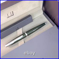 Authentic Dunhill Ballpoint Pen AD1800 Rare Carbon Fibre with Box & Card