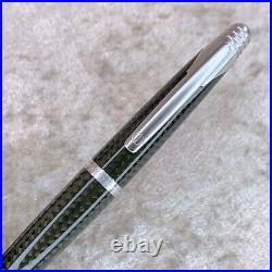 Authentic Dunhill Ballpoint Pen AD1800 Rare Carbon Fibre with Box & Card