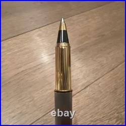 Authentic RARE Must De Cartier Paris Gold Silver Roller pen Luxury HOLIDAY GIFT