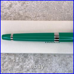 Authentic Rolex Ballpoint Pen Rare Green Lacquer Finish Cap Type with Case