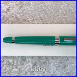 Authentic Rolex Ballpoint Pen Rare Green Lacquer Finish Cap Type with Case