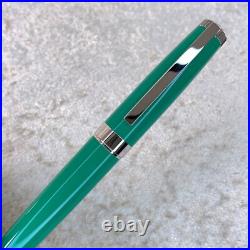 Authentic Rolex Ballpoint Pen Rare Green Lacquer Finish Cap Type with Case
