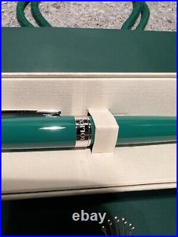 Authentic Rolex Pen Rare Green Lacquer Finish Twist Cap Submariner Date Just II