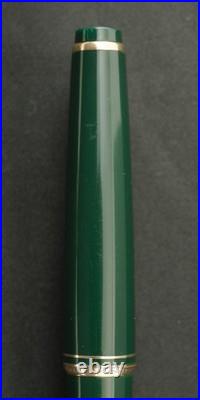 Authentic Vintage 1960s Montblanc 22 Rare Green 14C Wing Nib F No Crack Serviced