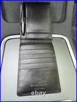 BALENCIAGA WALLET & NOTEPAD WITH PEN RARE new
