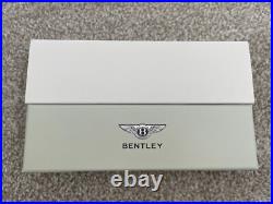 BENTLEY Original Novelty Black/Silver Metal Twisted Ballpoint Pen wz/Box Rare