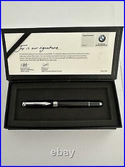 BMW Carbon Fiber Black Silver Pen Rare Deadstock Canada SP Collector's Edition