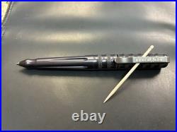 Benchmade Tactical Pen With BLUE Ink 1101-2 Rare Carbide Tip Used