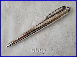 CARTIER R DE Transatlantique Rivets Palladium finish Pen NEW in Box RARE