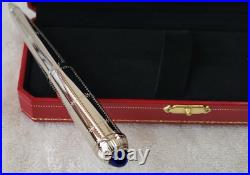 CARTIER R DE Transatlantique Rivets Palladium finish Pen NEW in Box RARE
