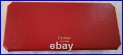 CARTIER R DE Transatlantique Rivets Palladium finish Pen NEW in Box RARE