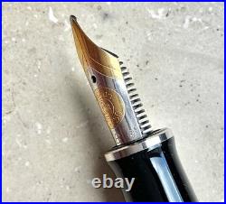CLEARANCE Rare PELIKAN M430 Sterling Silver pen, 18 carat (pf) B nib
