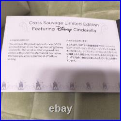 CROSS Disney Cinderella Sauvage Limited Edition Ballpoint Pen wz/Box Super Rare