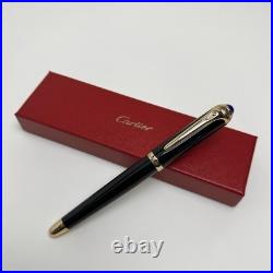 Cartier Black Composite Golden Executive Rollerball Pen Rare AD VIP Gift